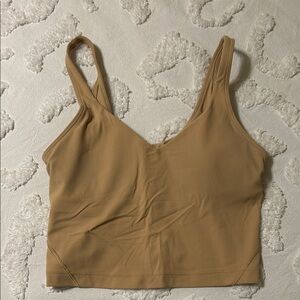 lululemon athletica Tan Tank Top